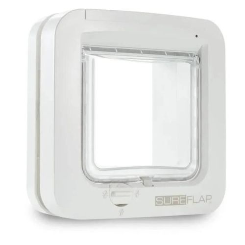 Chatière Par Détection De Puce Électronique Blanc Chat - Sureflap