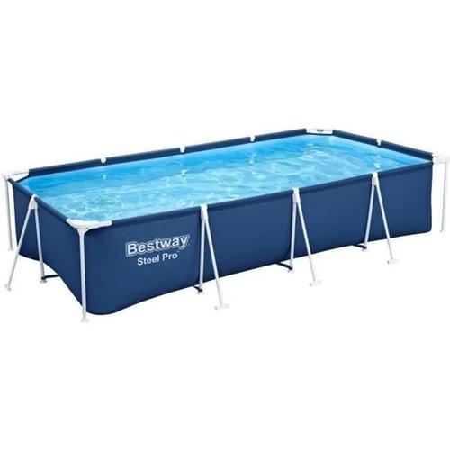 Piscine hors sol rectangle Bestway Steel Pro 400 x 211 x 81 cm