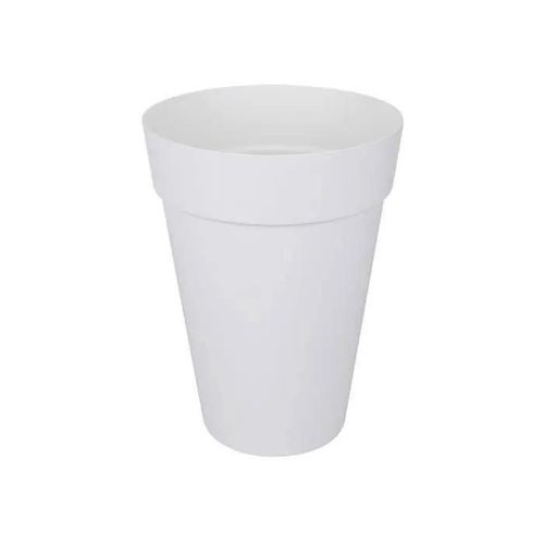 Pot De Fleur Rond Loft Urban High Ø 42 X H.56 Cm - Blanc