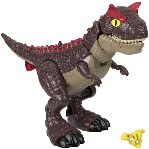 Jurassic World Imaginext-Jouet Dinosaure Carnotaurus Avec Attaque De Piques, 2 Éléments De Jeu