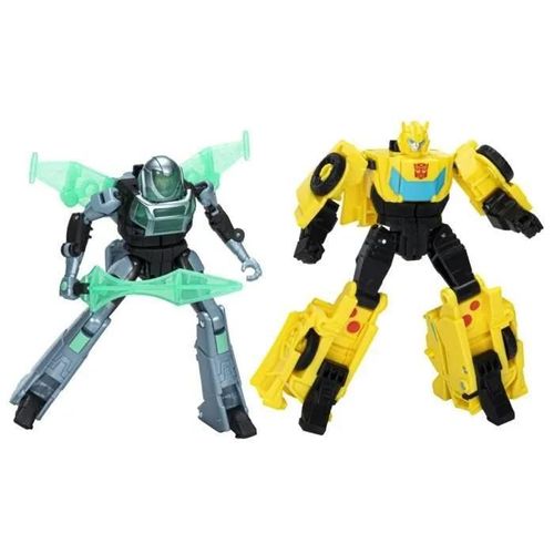 Hasbro Transformers Earthspark Cyber-Combiner Bumblebee Et Mo Malto