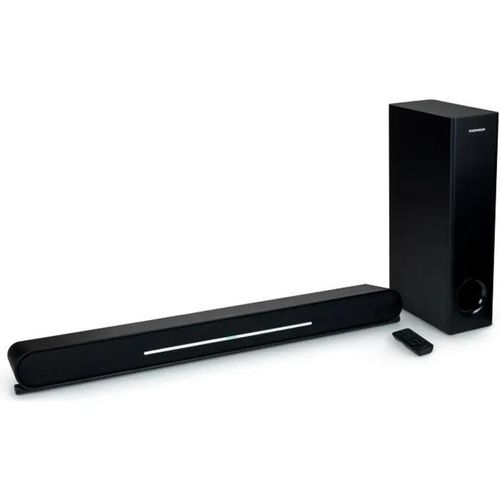 THOMSON SB600BTS - BARRE DE SON 2.1 - 500W - BLUETOOTH - ARC - CAISSON DE BASSES PROFONDES FILAIRE - SYSTEME D'INCLINAISON SONOR