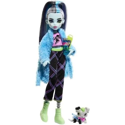 Monster High - Coffret Soirée Pyjama Frankie Stein - Poupée - 4 Ans Et +