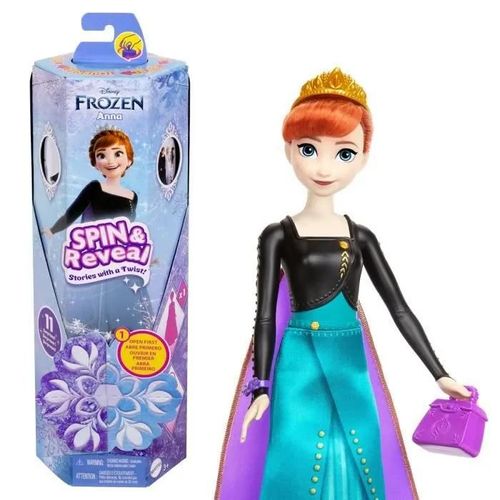 Disney Frozen Poupée Spin And Reveal Anna Hxd27