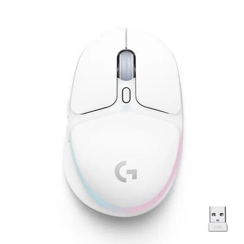 Logitech G G705 - Souris - petites mains - 6 boutons - sans fil - Bluetooth - récepteur USB Logitech LIGHTSPEED