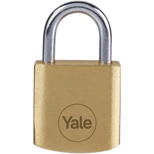 Lot de 4 cadenas en laiton s'entrouvrant - 20 mm - 4 clés incluses YALE