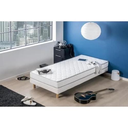 Matelas Mousse 90 X 190 - Confort Ferme - Epaisseur 16 Cm - Deko Dream Kiva