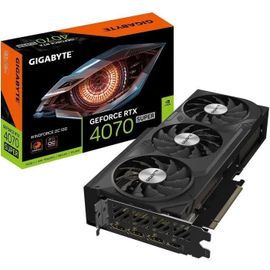 Carte graphique Nvidia Gigabyte RTX 4070 SUPER WINDFORCE OC 12G (GV-N407SWF3OC-12GD)