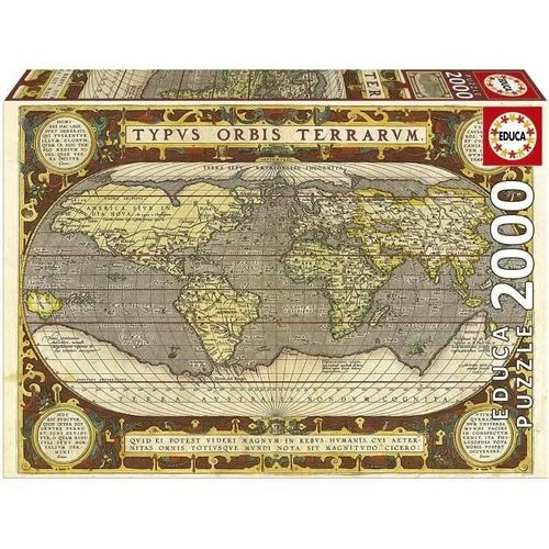Puzzle - Educa - Planisphere - 2000 Pieces