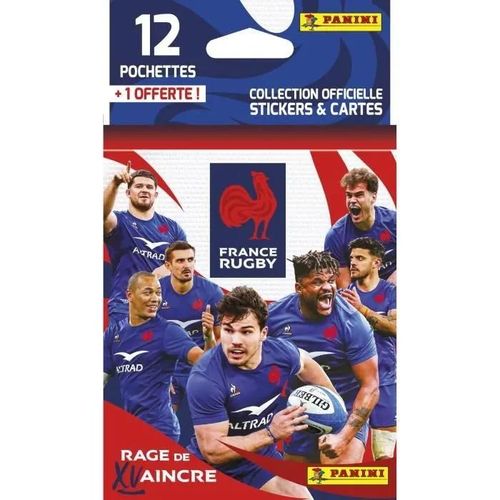 Stickers Rugby Edf - Blister 12+1 Pochettes