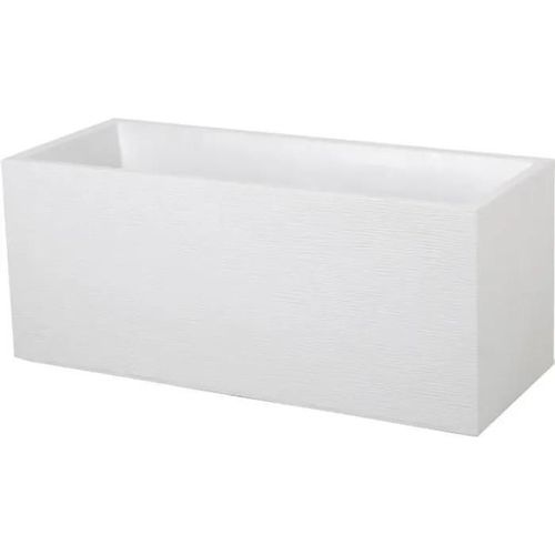 Eda Jardiniere Graphit 100cm - Contenance 97,6l - Blanc Cérusé