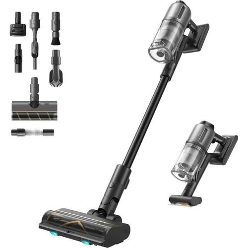 DREAME Z30 Aspirateur Balai sans Fil, Puissante de 310 AW, Moteur Haute Vitesse, Autonomie 90 Min, Filtre HEPA H14, Technologie de Détection de Poussière, Élimination des Poils d’Animaux de Compagnie