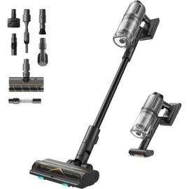 DREAME Z30 Aspirateur Balai sans Fil, Puissante de 310 AW, Moteur Haute Vitesse, Autonomie 90 Min, Filtre HEPA H14, Technologie de Détection de Poussière, Élimination des Poils d’Animaux de Compagnie