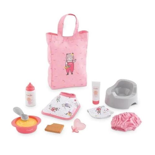 Mes Accessoires Poupons Corolle Bb30 Grand Coffret D'accessoires Rose