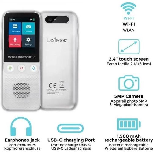 Traducteur électronique Lexibook Interpretor II