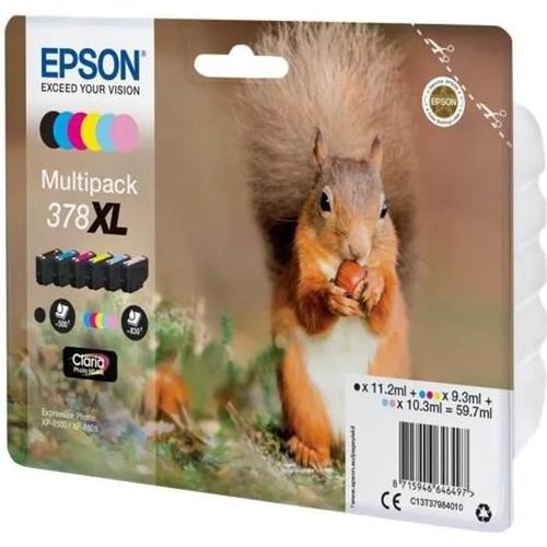 Multipack 6 Couleurs Ecureuil 378xl