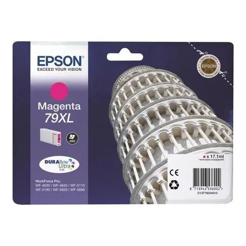 Cartouche d'encre Epson 79XL Magenta Tour de Pise