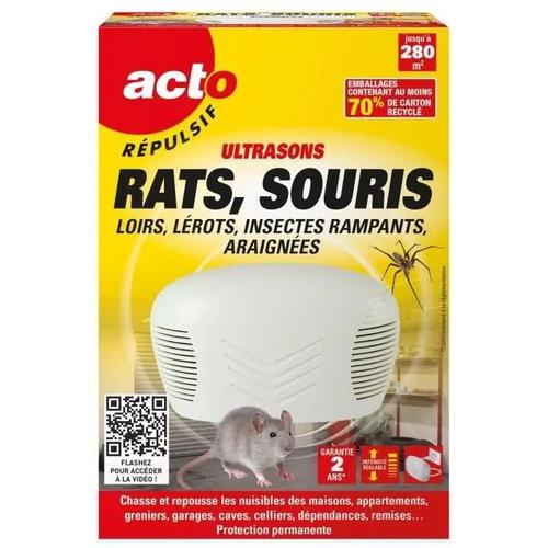 Répulsif ultra-sons pour rats & souris tous locaux