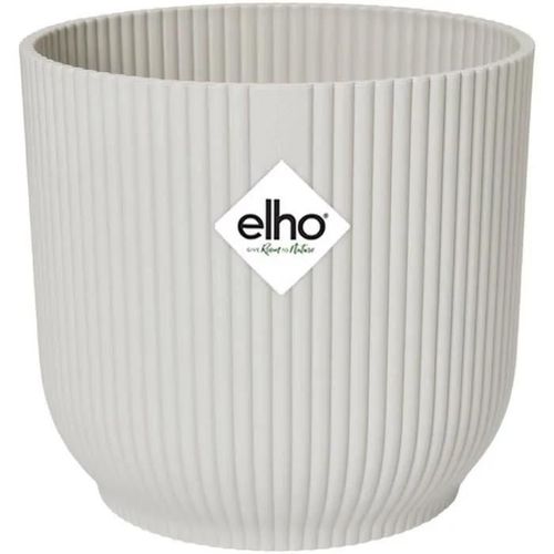 Elho Vibes Fold Pot De Fleurs Rond 30 - Blanc - Ø 30 X H 27 Cm - Intérieur - 100% Recyclé