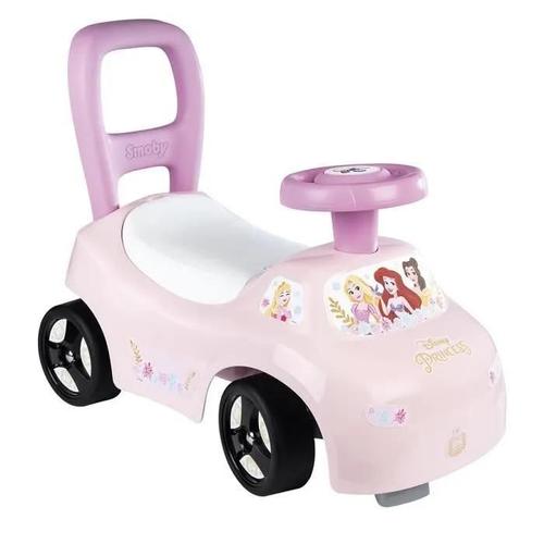 Smoby - Porteur Auto Enfant 2 En 1 - Disney Princesse - Coffre Sous La Selle + Klaxon - Des 10 Mois - Fabrication Fran¿Aise