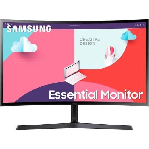 Samsung S27C366EAU - S36C Series - écran LED - incurvé - 27" - 1920 x 1080 Full HD (1080p) @ 75 Hz - VA - 250 cd/m² - 3000:1 - 4 ms - HDMI, VGA - noir