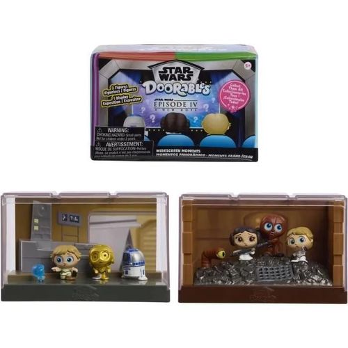 Figurines a collectionner - STAR WARS - Moment de Film Grand Écran - 6 scenes. 3 personnages chacune. a partir de 5 ans