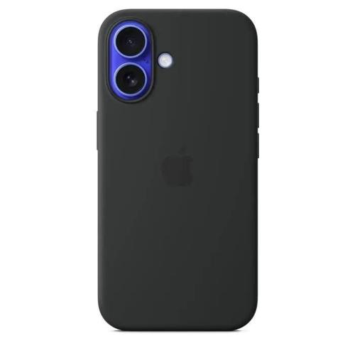 Apple - Coque De Protection Pour Téléphone Portable - Compatibilité Avec Magsafe - Silicone - Noir - Pour Iphone 16