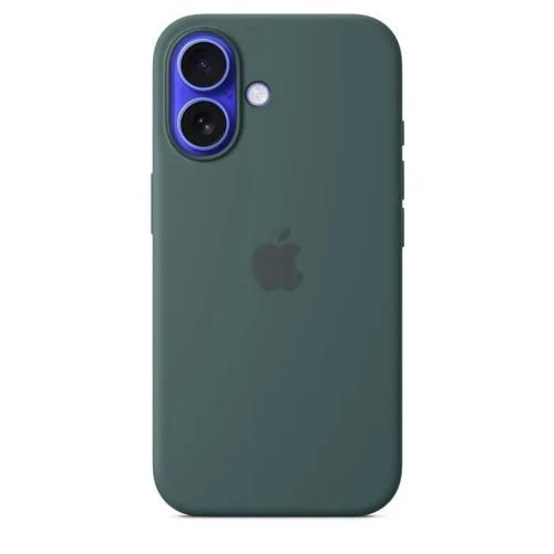 Apple - Coque De Protection Pour Téléphone Portable - Compatibilité Avec Magsafe - Silicone - Vert Marin - Pour Iphone 16