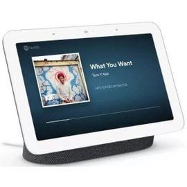 Assistant vocal GOOGLE Nest Hub 2 avec écran connecté Bluetooth et Wi-Fi  Charbon