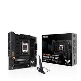 ASUS TUF Gaming B650M-Plus WIFI - Carte-mère - micro ATX - Socket AM5 - AMD B650 Chipset - USB-C 3.2 Gen 2x2, USB 3.1 Gen 2, USB 3.2 Gen 2, USB-C 3.2 Gen 1 - 2.5 Gigabit LAN, Bluetooth - carte...