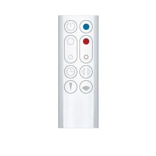 Dyson Hot+Cool Jet Focus AM09 - Chauffage soufflant sans lame - plateau de table, pose au sol - blanc/argent