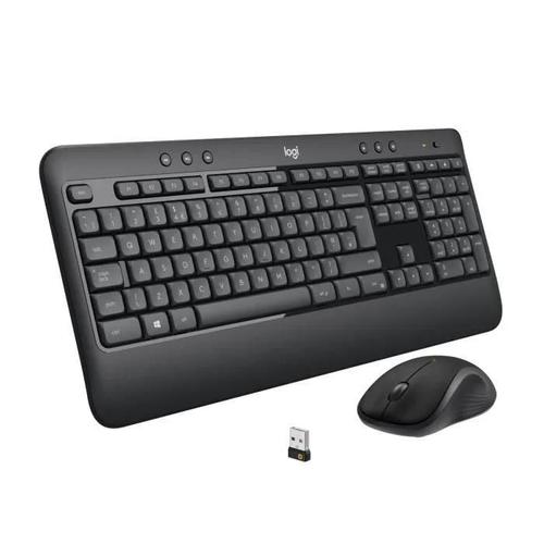 Logitech MK540 Avancé - Ensemble clavier et souris - sans fil - 2.4 GHz - Français