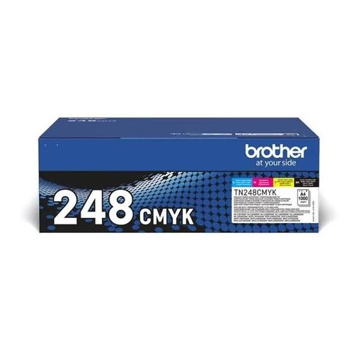 Brother TN248VAL Multipack - Pack de 4 - noir, jaune, cyan, magenta - original - boîte - cartouche de toner - pour Brother DCP-L3515, L3520, L3555, L3560, HL-L3220, L3240, MFC-L3740, L3760...