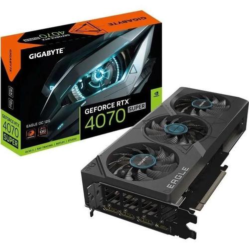 Carte graphique Nvidia Gigabyte RTX 4070 Super EAGLE OC 12G (GV-N407SEAGLEOC-12GD)