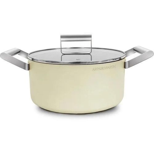 Marmite En Aluminium Forgé 20 Cm Crème Arthur Martin Am0063