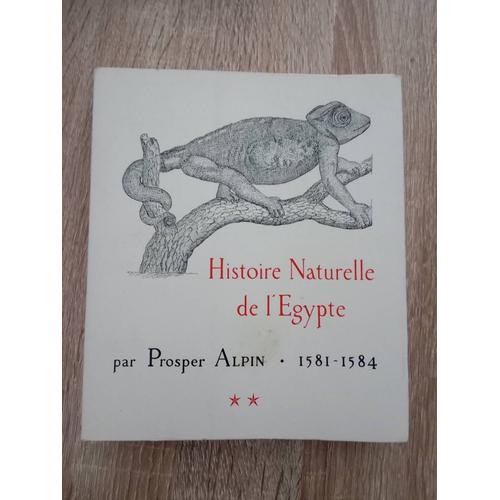 Prosper Alpin - Histoire De L'egypte 1581-1584 Tome 2