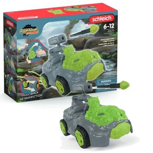 Eldrador Creatures Crashmobile De Pierre Avec Mini Creature