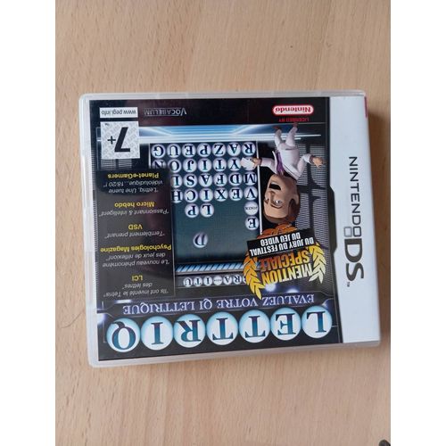 Jeu Nintendo Ds "Lettriq" 7 Ans Et +