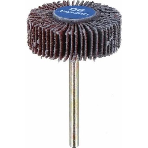 ROUE A LAMELLES Ø 28 mm ép. 9.5 mm GRAIN 80 DREMEL 2615050232