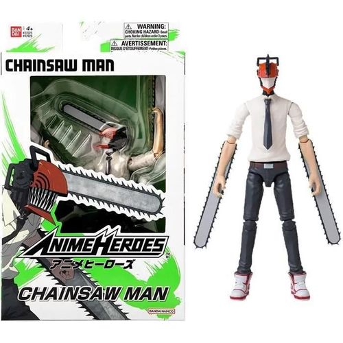 Bandai Figurine Chainsaw Man Anime Heroes