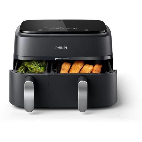 Philips Series 3000 NA351 - Friteuse avec peu d'huile - 9 litres - 2.75 kWatt - noir / argent