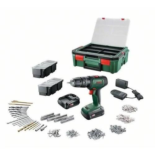 Perceuse-visseuse 2 vitesses sans-fil Universal Drill 18 V + SystemBox