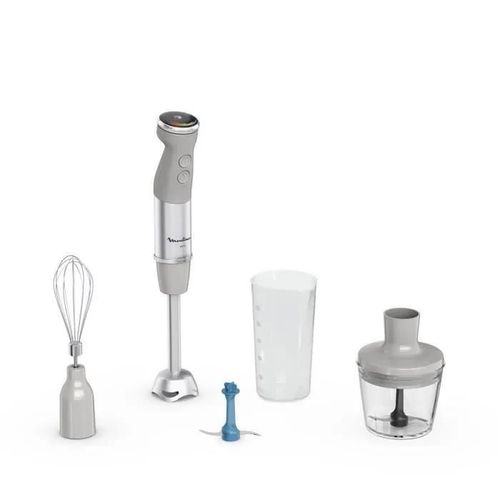 MOULINEX Pied mixeur Quickchef +. Mixeur plongeant. 1000 W. 20 vitesses. 2 accessoires DD67EB10
