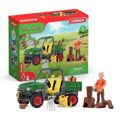 Farm World Garde Forestier Avec Véhicule