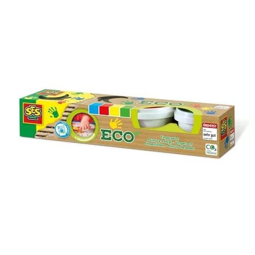 Ses Creative Peinture À Doigts 4 Couleurs