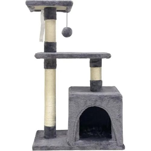 Poppy Arbre A Chat - 50x30x80cm - Gris