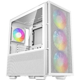 DeepCool ch560 CH560 - Boîtier moyen tour - Blanc - RGB - Verre Trempé