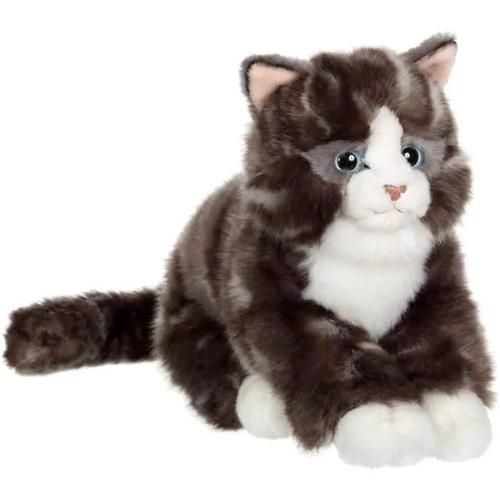 Peluche Chat Mimiz Gris - 28 Cm