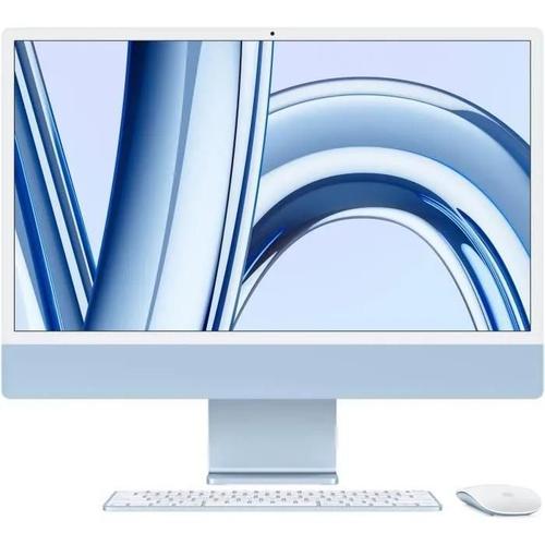 Apple iMac with 4.5K Retina display MQRC3FN/A - Fin 2023 - M3 8 Go RAM 256 Go Bleu AZERTY