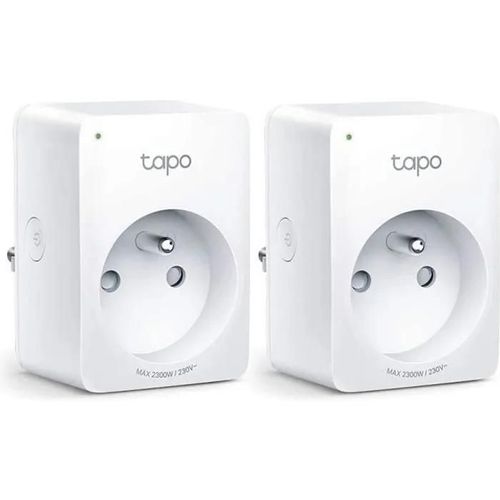 TP-Link Tapo Prise Connectée WiFi, compatible avec Alexa et Google Home, Commande Vocale, Contrôler à distance, Tapo P100(2-pack)